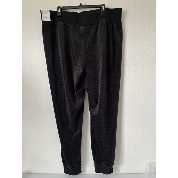 NEW Black Grey Nike Velour High Waisted Joggers Womens XXL Dv7820 - Picture 5 of 14